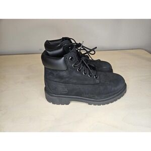 Timberland Black Suede Boots - Kid's Size 2